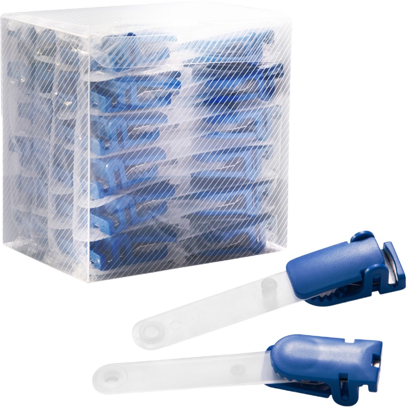 优和 证件卡套夹子(颜色:蓝色) 48个/件