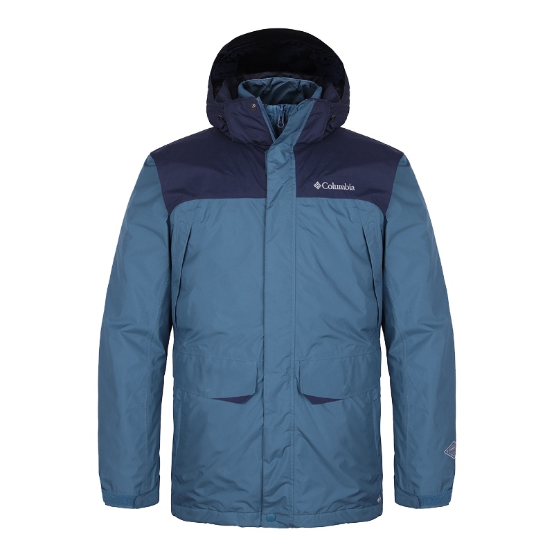 哥伦比亚(Columbia)户外男热能反射700蓬三合一冲锋衣PM7883