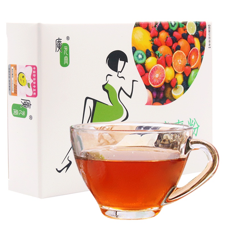 广元堂果蔬酵素粉果蔬纤维代餐粉爱果冻飘飘b365水果蔬酵素粉130g