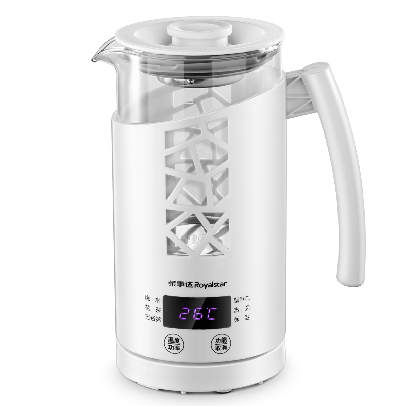 荣事达(Royalstar)养生杯YSC0602养生壶自动保温双层防烫可拆卸上盖0.5L电水壶国产温控器塑料外壳