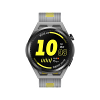 HUAWEI/华为 WATCH GT Runner 智能手表专业跑表运动手表 高精度心率监测 精准定位 灰色硅胶表带 黎明之晖