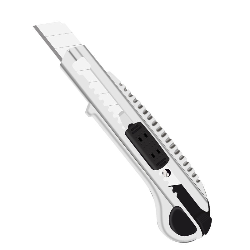 [苏宁自营]保拉(Paola) 5连发美工刀 裁剪刀 裁纸刀 墙纸刀(不锈钢保护套)2006