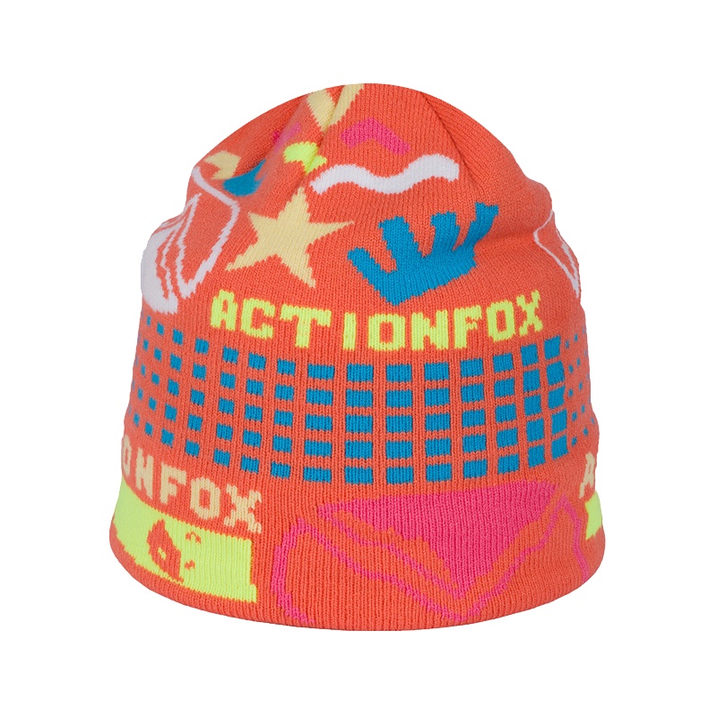 快乐狐狸（ActionFox）运动户外男女时尚针织毛线套头帽4257