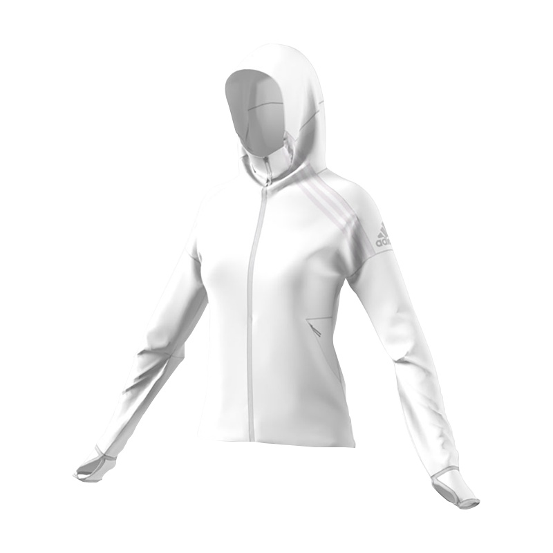 阿迪达斯Adidas夹克女2020新款运动服连帽外套保暖开衫FL1960