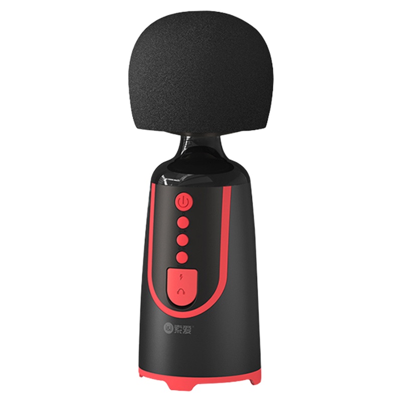 索爱(soaiy)专业麦克风家用电视唱歌K歌卡拉OK MC11(炫耀黑)