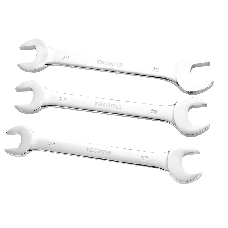 takama高松 镜面开口扳手双头呆扳手镜面扳手619110 扳手尺寸8*10
