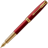 派克(PARKER)新品卓尔宝石红金夹墨水笔