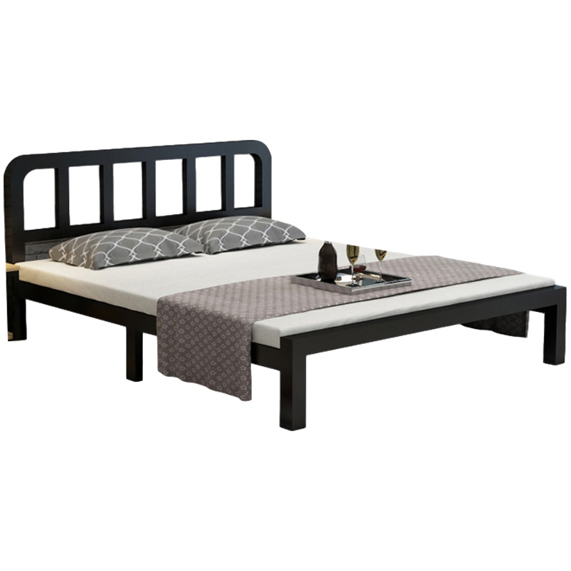 创世人 铁床架北欧铁艺床简约现代铁床双人床铁架床单人床1.5架子床宿舍床