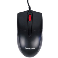 Lenovo/联想 FML301原装有线鼠标 USB办公网吧游戏 台式机笔记本电脑商务光电大鼠标 正品 黑色