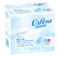 可心柔 润+系列 婴幼儿专用抽纸 3层 60片/包*5包装 母婴纸巾
