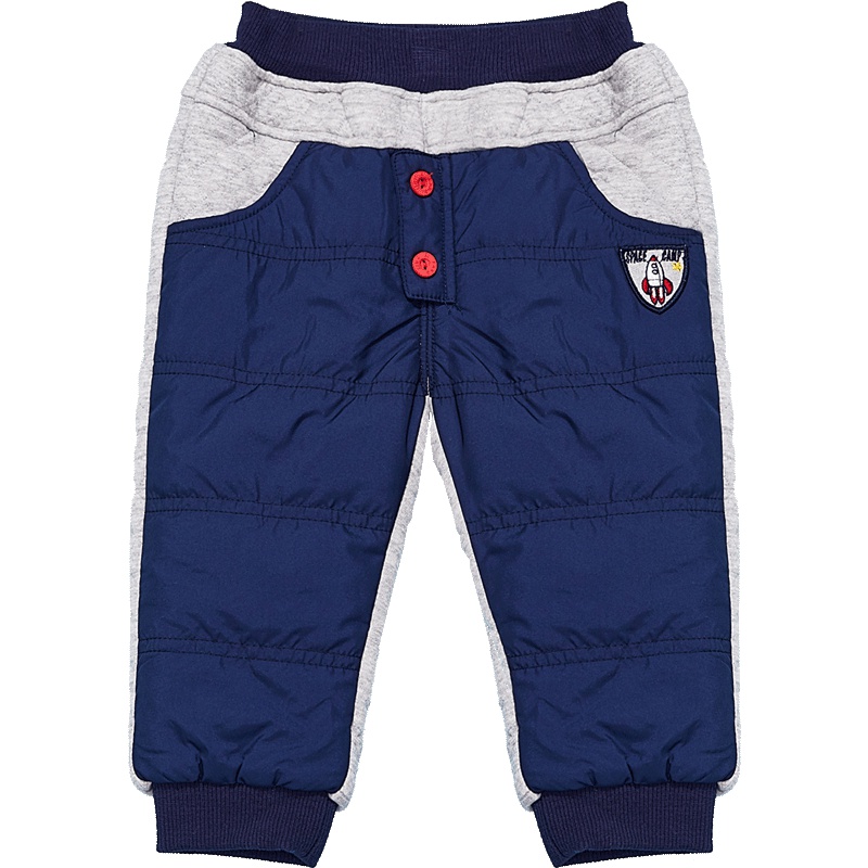 婴姿坊男童加厚裤子2018秋冬新款儿童冬款保暖运动裤中小童韩版潮裤