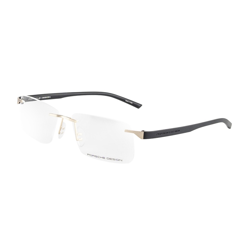 PORSCHE DESIGN保时捷 光学近视眼镜架 男款PXP生物钢超轻商务眼镜框无框 P8344 55mm