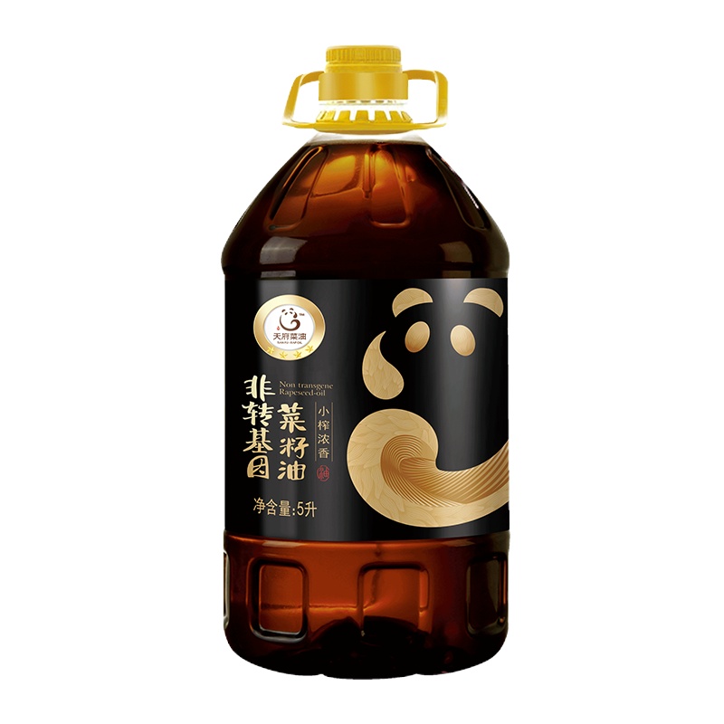 小榨浓香菜籽油(四星)5L