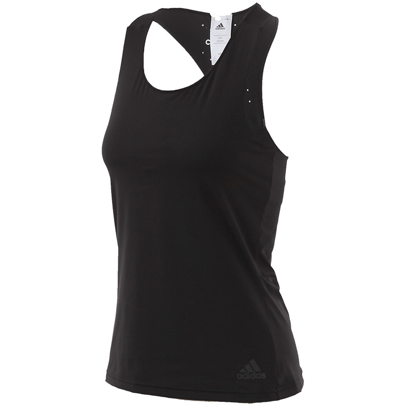 【自营】adidas阿迪达斯女装背心CLIMACHILL冰风网球运动服BQ1405 L BQ1405黑
