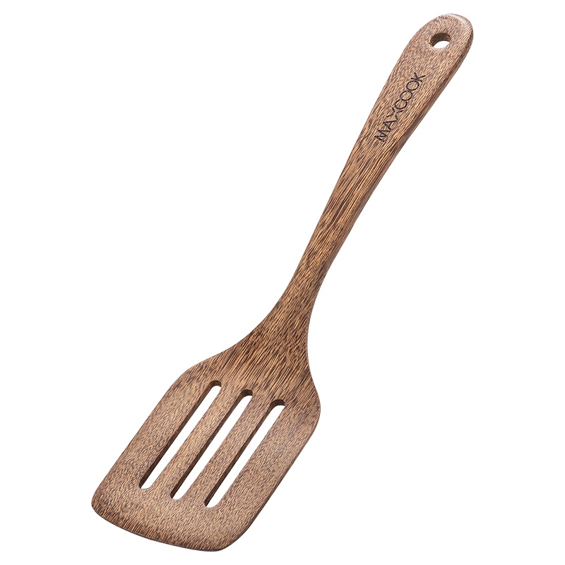 美厨(maxcook)木煎铲 鸡翅木炒铲不粘锅铲 天然家用无漆无蜡木铲 加长柄铲勺 MCCU306