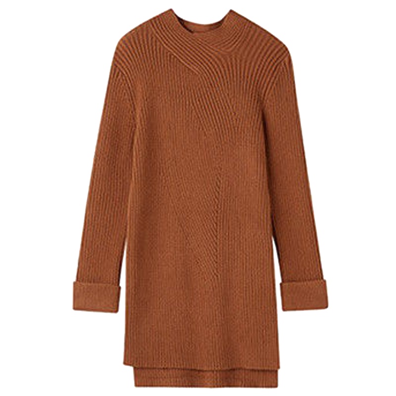 拉夏贝尔针织衫春季新款韩版甜美慵懒风上衣女修身显瘦长袖毛衣女1T000621