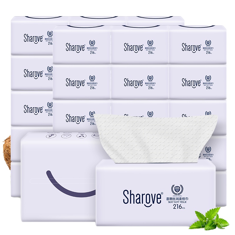 喜朗丝润柔纸巾24包3层椰果配方绵柔加厚款 丝软柔滑 清新盈润 天然护理新主张