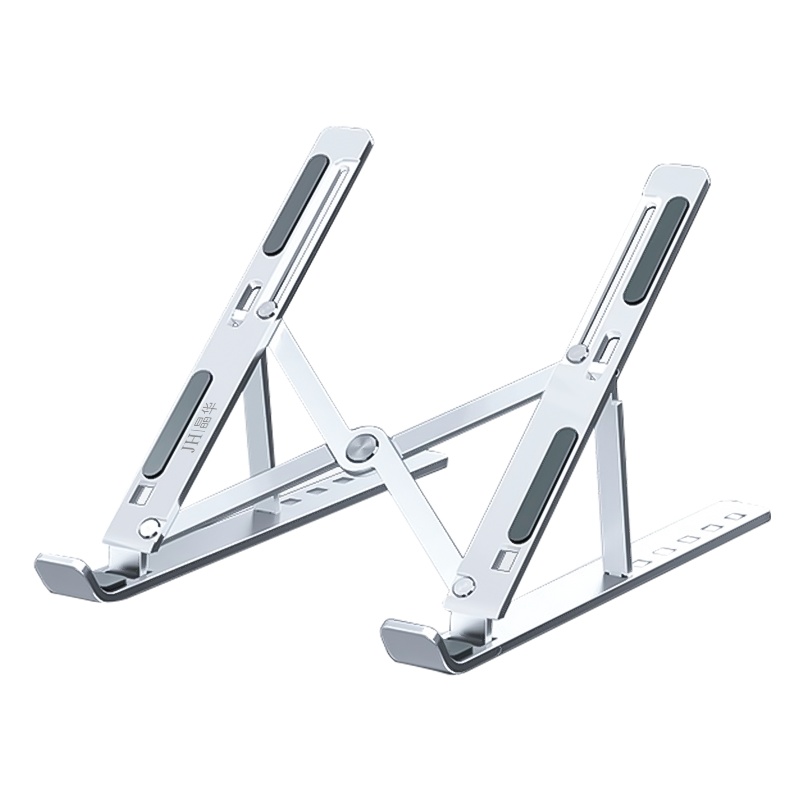 晶华 笔记本电脑支架/托架/底座/漆上桌 铝合金桌面增高托架散热器 折叠便携式苹果MacBook手提底座升降 N551