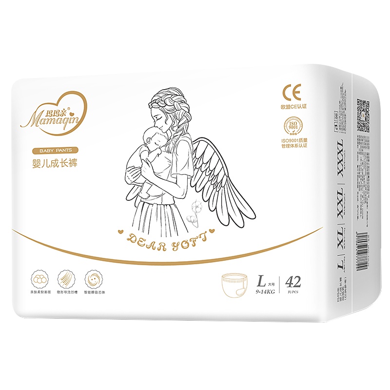 玛玛亲拉拉裤超薄透气 L码84片(16-22斤)