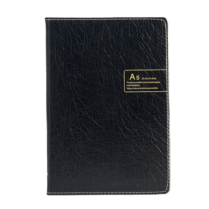 博文(BOWEN) 简约商务笔记本 5202 A5 122页 黑色