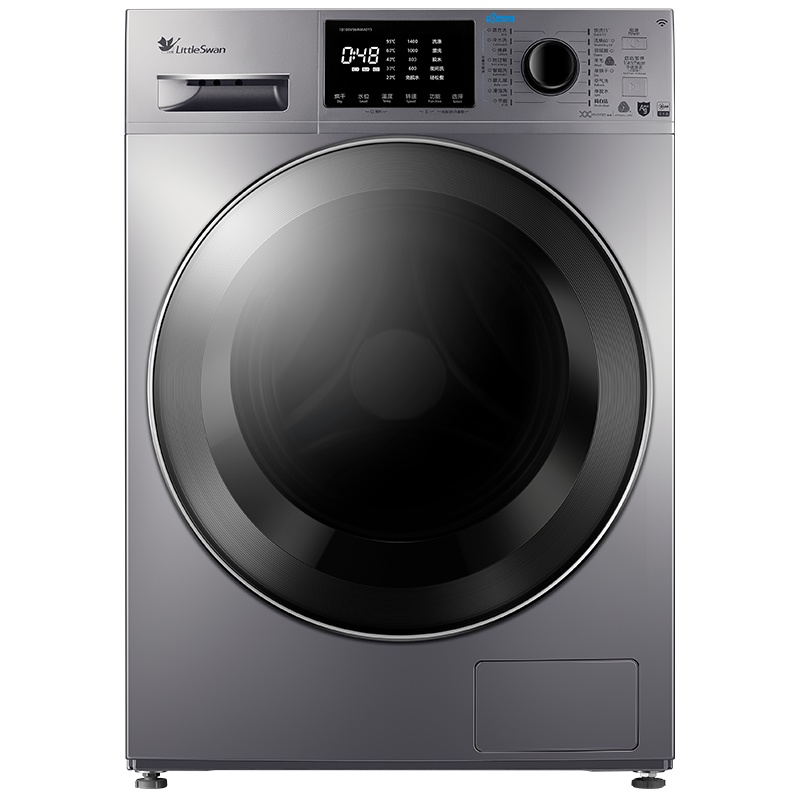 小天鹅(LittleSwan) 10公斤洗干一体机 滚筒洗衣机全自动 洗烘一体 智能家电 TD100V86WMADY5