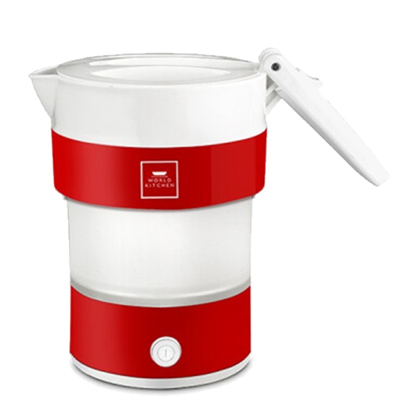 WORLD KITCHEN康宁便携折叠电水壶WK-FC-600/KZ/RD