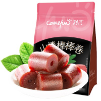 刻凡[山楂卷500g/]袋装山楂干糕果脯蜜饯果丹皮休闲宿舍耐吃小零食
