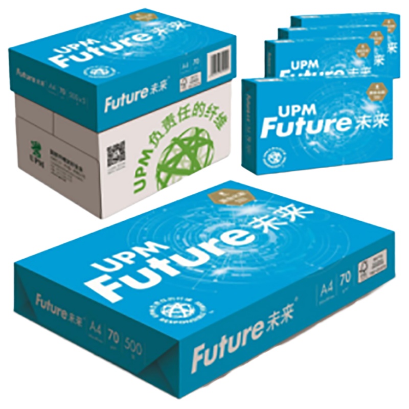 UPM 蓝未来 70克 A4 复印纸 500张/包 5包/箱(高白)