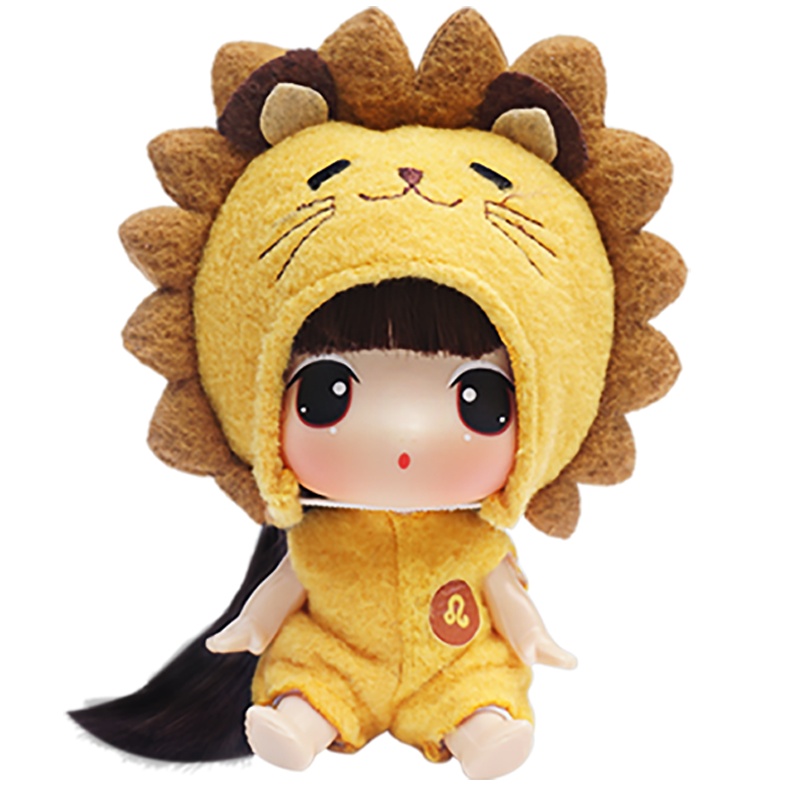 女孩男孩玩具精美礼物冬己9CM十二星座娃娃狮子座FDE0904