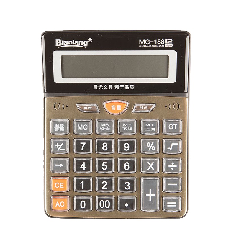 晨光(M&G) 语音型计算器MG-188 ADG98137 金色