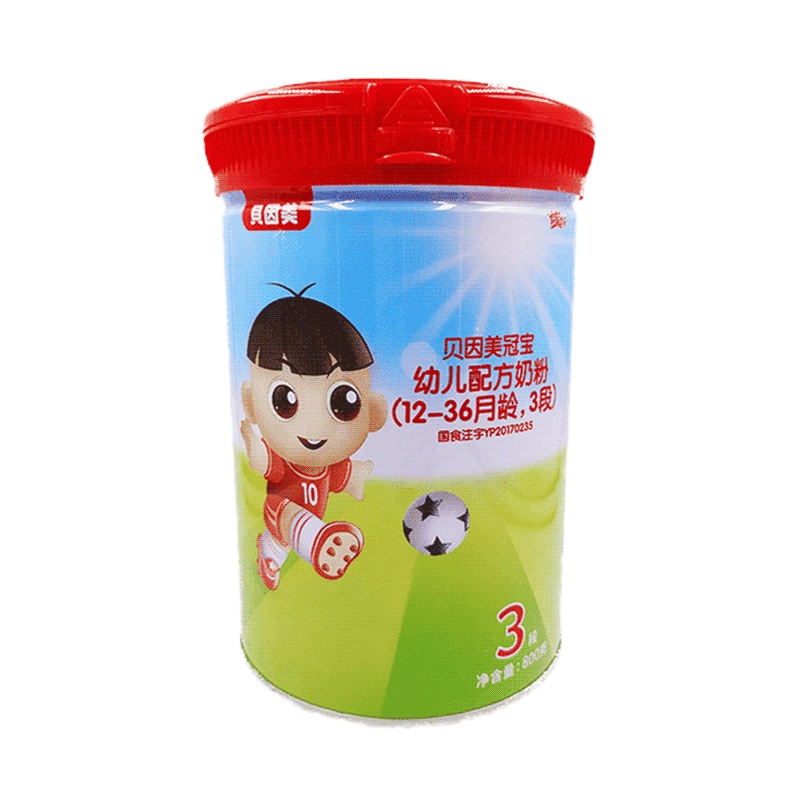 贝因美冠宝幼儿配方奶粉(12-36个月)3段800克*6罐