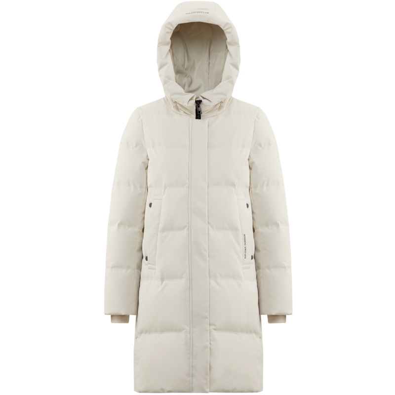 波司登羽绒服女2021年新款连帽简约宽松肌理面料防风保暖加厚外套