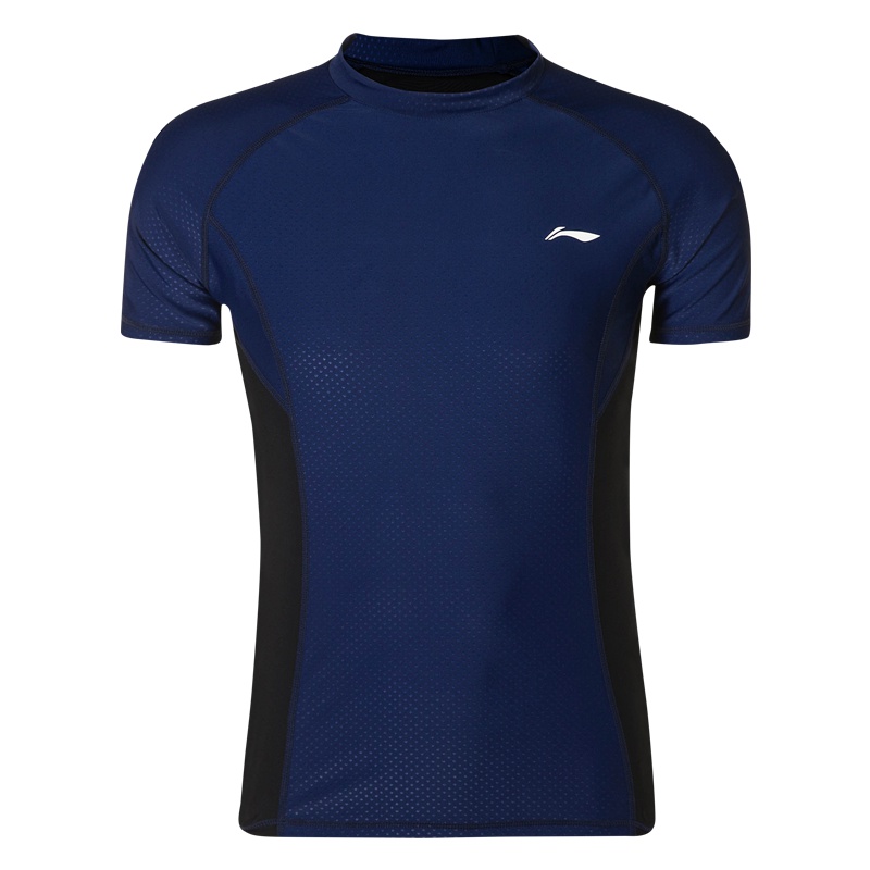 李宁男士泳衣上衣游泳衣防尴尬游泳装备套装潮437