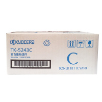 京瓷TK-5243C 青(蓝)色墨粉/墨盒 适用M5526cdn/M5526cdw打印机墨粉盒(单位:件)