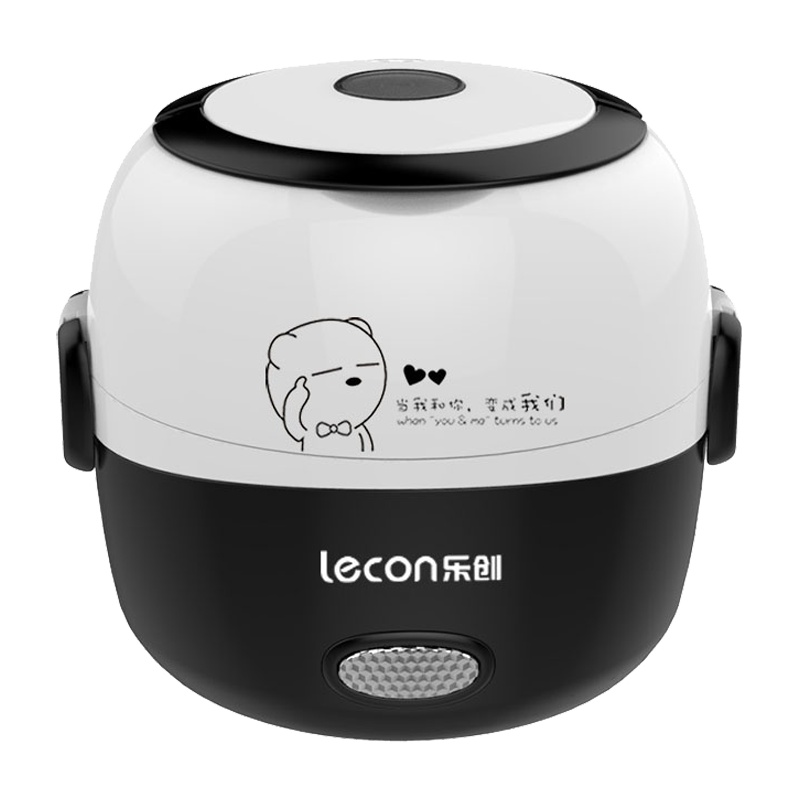 乐创(lecon) 蒸煮饭盒 LC-BWH05 200W 黑色