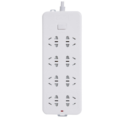 齐心 PC-8030 延长线插座 灰白 单位：件