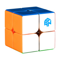 GAN249v2二阶魔方比赛专用顺滑速拧初学者儿童玩具全套装