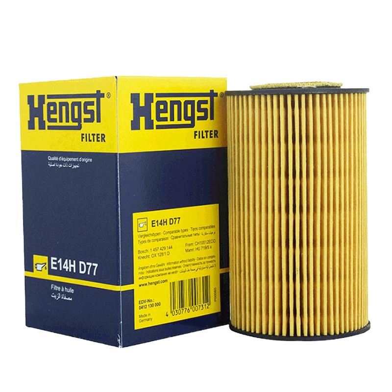 汉格斯特(hengst)机滤纸芯.原配E14HD77适配保时捷911/Boxster/卡曼/卡宴4.5