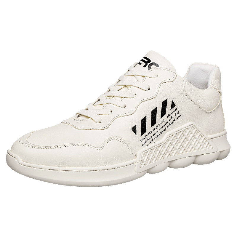 Zero零度时尚休闲鞋男2018秋冬韩版真皮休闲鞋轻便旅游鞋子潮鞋