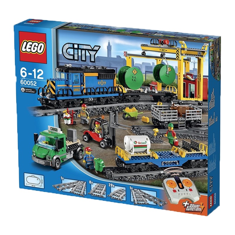 乐高(LEGO) 城市系列 货运列车60052 888颗 塑料益智拼装积木玩具 6-12岁 200块以上