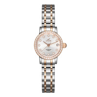 英纳格(ENICAR)经典女神系列时尚简约休闲商务钢带自动机械女士手表778/50/339GS