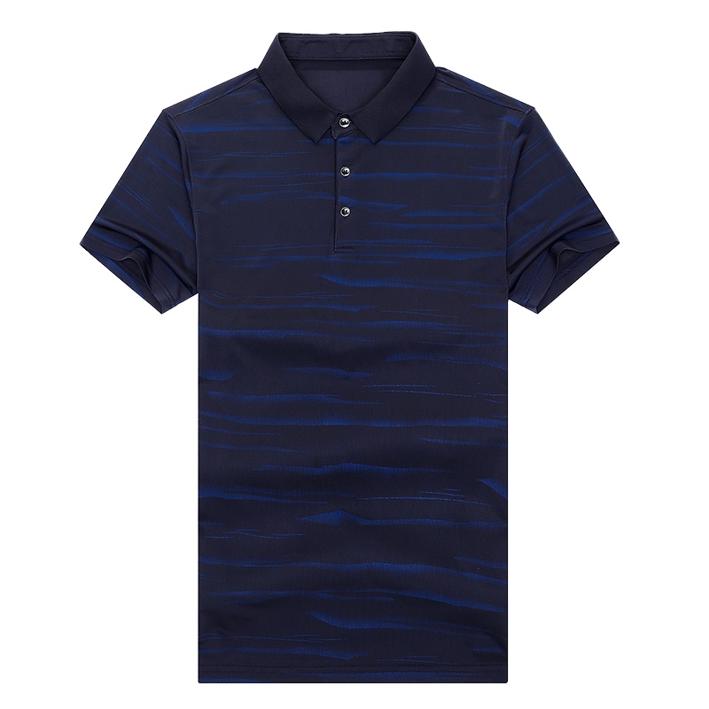 恒源祥男士T恤2021夏季新款翻领男士半袖爸爸装短袖t恤衫透气上衣