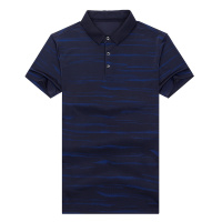 恒源祥男士T恤2021夏季新款翻领男士半袖爸爸装短袖t恤衫透气上衣