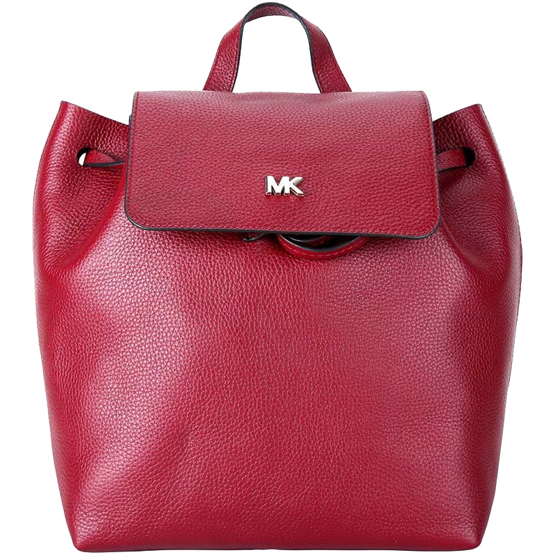 自营 新品 MICHAEL KORS 迈克·科尔斯 MK女包 欧美时尚双肩包包盖式皮质女士双肩背包