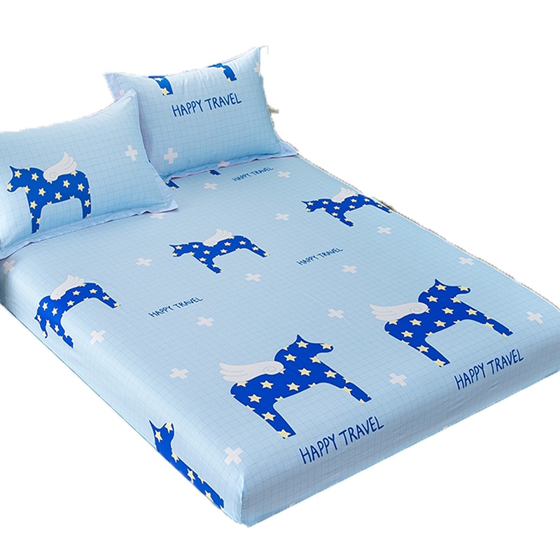 唛乐斯MALLAS全棉床笠 精梳纯棉床垫保护套 活性印染健康床罩