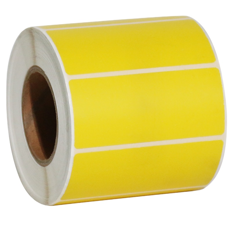 金球彩色热敏打印纸热敏标签贴纸彩色三防热敏标签纸70*100*250张/单卷/颜色可备注