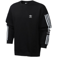 adidas阿迪达斯三叶草男装运动服休闲圆领细绒卫衣ED6121-