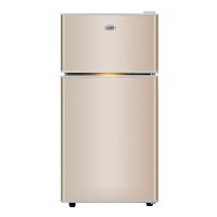 日普(RiPU) BCD-42A118D 双门冰箱小冰箱迷你小型家用冰箱租房宿舍 一级能效 冷藏冷冻 节能省电冰箱金色