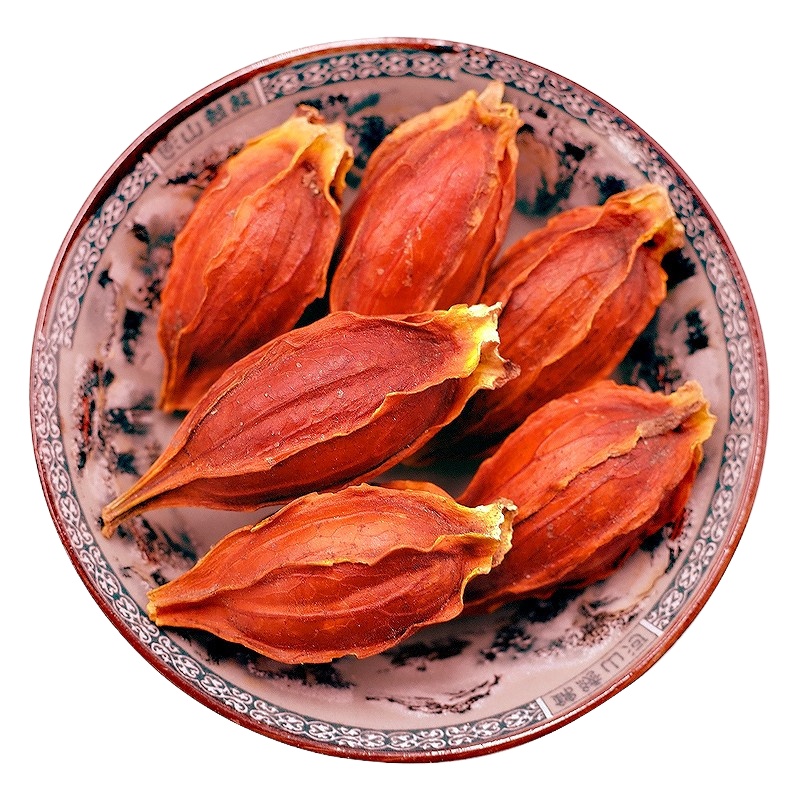 博多客 红栀子500克 全红枝子黄栀子黄枝子黄果花果茶栀子茶香料调料