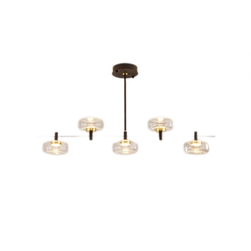 北欧餐厅灯具现代简约创意个性轻奢网红长条饭厅2021新款餐桌吊灯